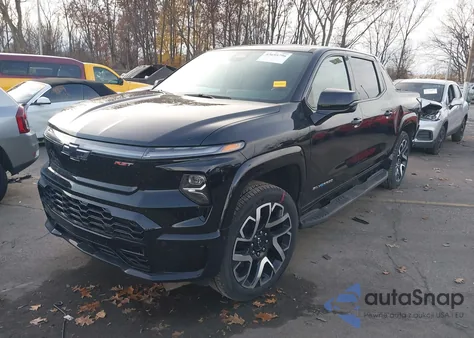 2024 Chevrolet Silverado Ev из США, поврежденный, VIN 1GC40ZEL2RU301447